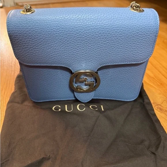 Gucci Light Blue Crossbody Bag - Picture 1 of 6